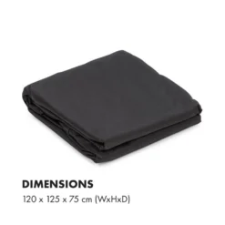 Beef Brisket Wetterschutzhaube Oxford Canvas Schwarz -Klarstein Verkaufs 10033461 yy 0006 logo Fabric cover for OGA032