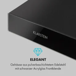 Contempo Neo Unterbau-Abzugshaube 60cm 175m³/h Edelstahl LED Acryl 6 Contempo Neo Unterbau-Abzugshaube 60cm 175m³/h Edelstahl LED Acryl -Klarstein Verkaufs 10033471 de 0007 logo