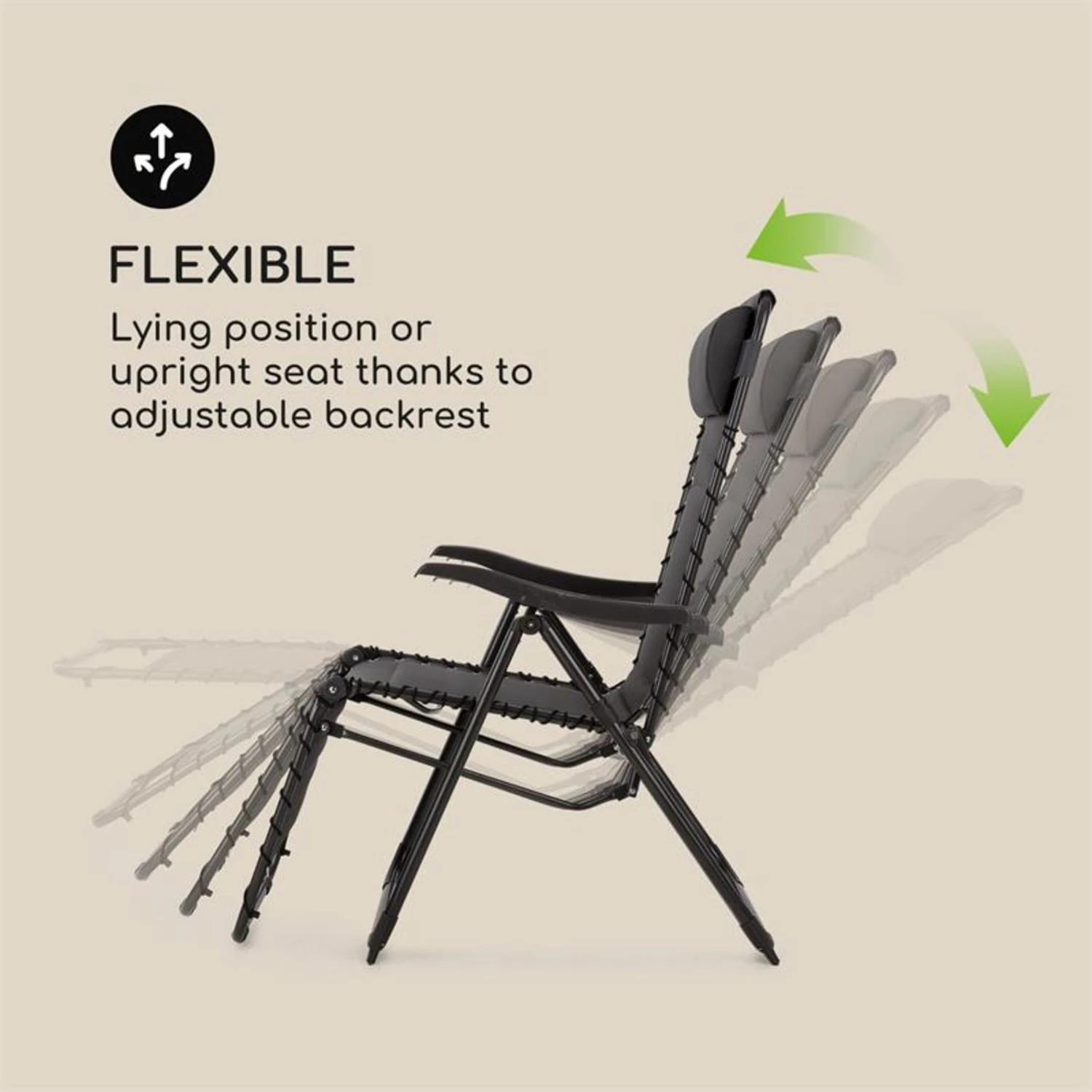 California Dreaming Sonnenliege, Polsterung, Stahlrahmen, grau California Dreaming Sonnenliege, Polsterung, Stahlrahmen, Grau -Klarstein Verkaufs 10033475 yy 0005 logo Blumfeldt California Dreaming Sonnenliege grau