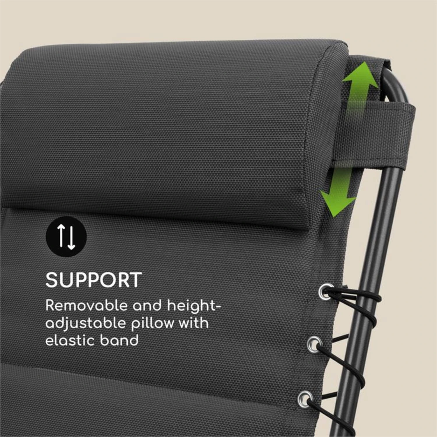 California Dreaming Sonnenliege, Polsterung, Stahlrahmen, grau California Dreaming Sonnenliege, Polsterung, Stahlrahmen, Grau -Klarstein Verkaufs 10033475 yy 0007 logo Blumfeldt California Dreaming Sonnenliege grau