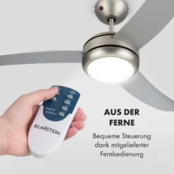 El Paso Deckenventilator & Lampe Ø 132 Cm 10.344 M³/h 180 U/min 49 DB -Klarstein Verkaufs 10033495 de 0003 logo