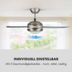 El Paso Deckenventilator & Lampe Ø 132 Cm 10.344 M³/h 180 U/min 49 DB -Klarstein Verkaufs 10033495 de 0005 logo