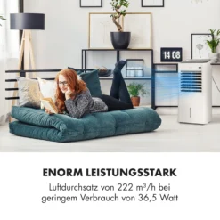 IceWind 4-in-1 Luftkühler Luftdurchsatz: 222 M³/h 36,5 Watt -Klarstein Verkaufs 10033496 de 0004 logo