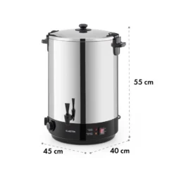 KonfiStar 40 Einkochautomat Getränkespender 2500W 40L Edelstahl -Klarstein Verkaufs 10033524 yy 0010 logo Food Preserver 40L