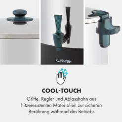 KonfiStar 50 Einkochautomat Getränkespender 2500W 50L Edelstahl 4 KonfiStar 50 Einkochautomat Getränkespender 2500W 50L Edelstahl -Klarstein Verkaufs 10033525 de 0005 logo