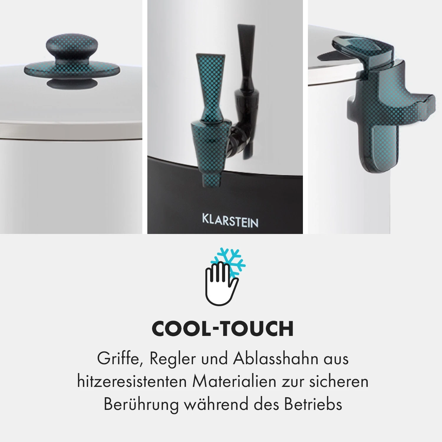 KonfiStar 50 Einkochautomat Getränkespender 2500W 50L Edelstahl KonfiStar 50 Einkochautomat Getränkespender 2500W 50L Edelstahl -Klarstein Verkaufs 10033525 de 0005 logo