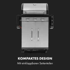 Gazooka 3.0T BBQ Grill 3x3kW Brenner 4 Rollen Edelstahl 2 Gazooka 3.0T BBQ Grill 3x3kW Brenner 4 Rollen Edelstahl -Klarstein Verkaufs 10033533 de 0003 logo