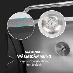 Gazooka 3.0T BBQ Grill 3x3kW Brenner 4 Rollen Edelstahl 6 Gazooka 3.0T BBQ Grill 3x3kW Brenner 4 Rollen Edelstahl -Klarstein Verkaufs 10033533 de 0007 logo