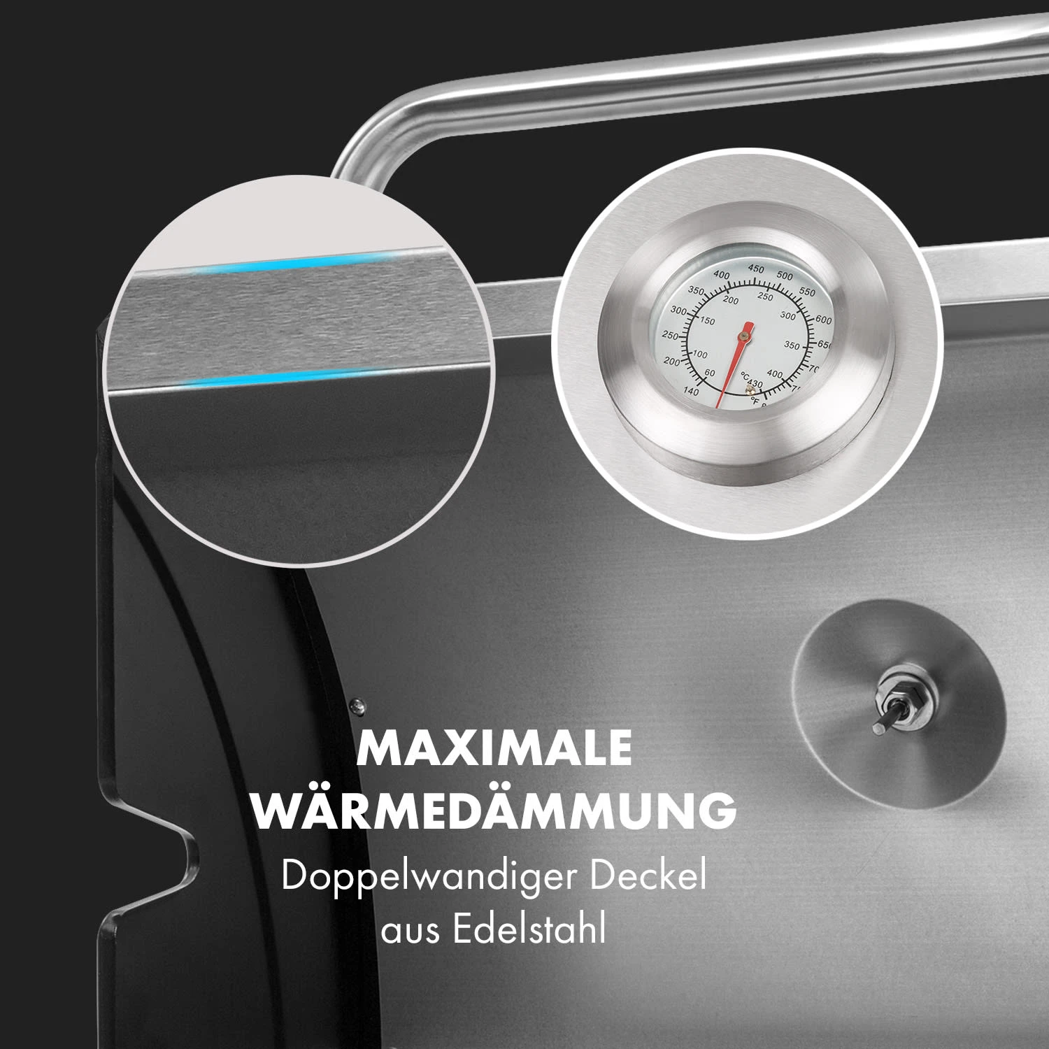 Gazooka 3.0T BBQ Grill 3x3kW Brenner 4 Rollen Edelstahl Gazooka 3.0T BBQ Grill 3x3kW Brenner 4 Rollen Edelstahl -Klarstein Verkaufs 10033533 de 0007 logo