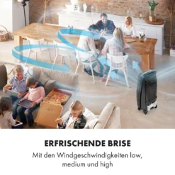 Rotator 4-in-1 Luftkühler 396 M³/h 110W 7 Ltr 360° Fernbedienung Mobil -Klarstein Verkaufs 10033542 de 0003 logo