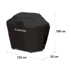 Tomahawk 3.1 S Wetterschutzhaube 300D Canvas 30/70% PE/PVC Schwarz -Klarstein Verkaufs 10033569 yy 0006 logo Klarstein Tomahawk S Wetterschutzhaube schwarz