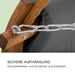 Maui Hollywoodschaukel 110 Cm 2-Sitzer Massivholz Polyester Dunkelgrau 5 Maui Hollywoodschaukel 110 Cm 2-Sitzer Massivholz Polyester Dunkelgrau -Klarstein Verkaufs 10033573 de 0006 logo