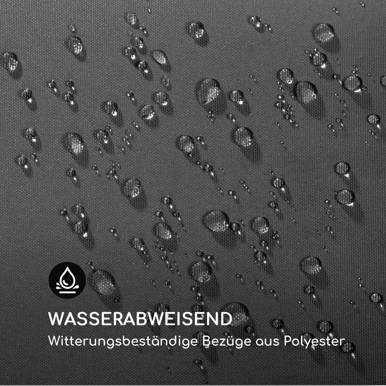 Maui Hollywoodschaukel 110 cm 2-Sitzer Massivholz Polyester dunkelgrau Maui Hollywoodschaukel 110 Cm 2-Sitzer Massivholz Polyester Dunkelgrau -Klarstein Verkaufs 10033573 de 0008 logo