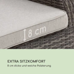 Comfort Siesta Sessel Verstellbare Rückenlehne Dunkelgrau -Klarstein Verkaufs 10033586 de 0006 logo