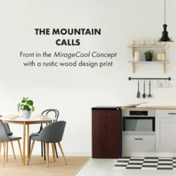 Feldberg Kühlschrank A+ 90 Liter MirageCool Concept Holzdesign Schwarz -Klarstein Verkaufs 10033594 uk 0002 logo Klarstein Feldberg Kuehlschrank Holzdesign schwarz