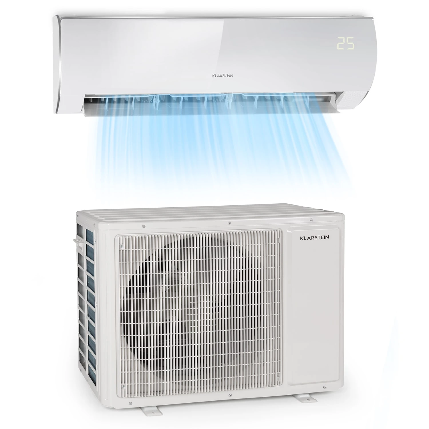 Windwaker Eco Split-Klimaanlage 24000 BTU/7 kW Luftdurchsatz 1250 m³/h Windwaker Eco Split-Klimaanlage 24000 BTU/7 KW Luftdurchsatz 1250 M³/h -Klarstein Verkaufs 10033603 yy 0001 titel