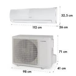 Windwaker Eco Split-Klimaanlage 24000 BTU/7 KW Luftdurchsatz 1250 M³/h 6 Windwaker Eco Split-Klimaanlage 24000 BTU/7 KW Luftdurchsatz 1250 M³/h -Klarstein Verkaufs 10033603 yy 0007 dimensions