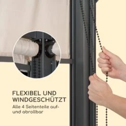 Grandezza Cortina Gartenpavillon 3x4m 4 Seitenteile Beige -Klarstein Verkaufs 10033608 de 0003 logo