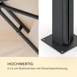 Grandezza Cortina Gartenpavillon 3x4m 4 Seitenteile Beige -Klarstein Verkaufs 10033608 de 0004 logo