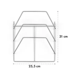 Vendetta 3.0 TI Rack Verchromter Stahl Einfach Anzubringen Zubehör 3 Vendetta 3.0 TI Rack Verchromter Stahl Einfach Anzubringen Zubehör -Klarstein Verkaufs 10033618 yy 0004 logo Klarstein Vendetta TI Rack