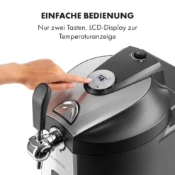 Beerkules Bierzapfanlage 5l Fässer Kompressor 120W Cooling: 4h -Klarstein Verkaufs 10033689 de 0007 logo