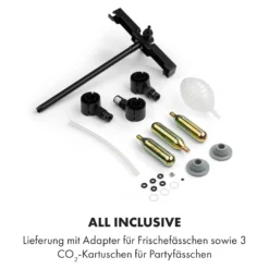 Beerkules Bierzapfanlage 5l Fässer Kompressor 120W Cooling: 4h -Klarstein Verkaufs 10033689 de 0009 logo