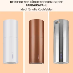 Beretta Inselabzugshaube Ø35cm 650m³/h LED Inkl. Aktivkohlefilter 6 Beretta Inselabzugshaube Ø35cm 650m³/h LED Inkl. Aktivkohlefilter -Klarstein Verkaufs 10033718 de 0007 usp