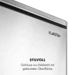 Grandmaster Trash Treteimer 54l / 3x18L Geräuschlos PP Edelstahl -Klarstein Verkaufs 10033726 de 0004 logo