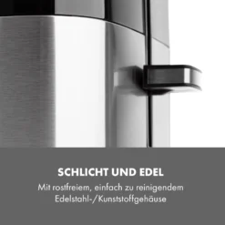 Arabica Toaster 920W LED-Display Touch-Bedienfeld Edelstahl -Klarstein Verkaufs 10033728 de 0008 logo