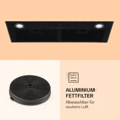 Paolo Dunstabzugshaube Einbau 72 Cm EEK: A 593 M³/h LED Touch -Klarstein Verkaufs 10033749 de 0006 logo