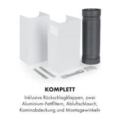 Laurel 60 Dunstabzugshaube 60cm Abluft: 350 M³/h LED Touch Weiß -Klarstein Verkaufs 10033767 de 0009 logo