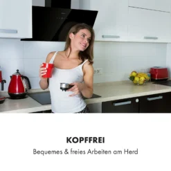 Laurel 90 Dunstabzugshaube 90cm Abluft: 350 M³/h LED Touch Schwarz -Klarstein Verkaufs 10033768 de 0005 logo