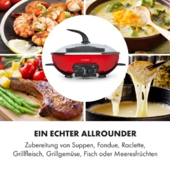 Szechuan Hot Pot Und Grillplatte 5l Vol. 1350 W, 600 W Rot 4 Szechuan Hot Pot Und Grillplatte 5l Vol. 1350 W, 600 W Rot -Klarstein Verkaufs 10033779 de 0005 logo