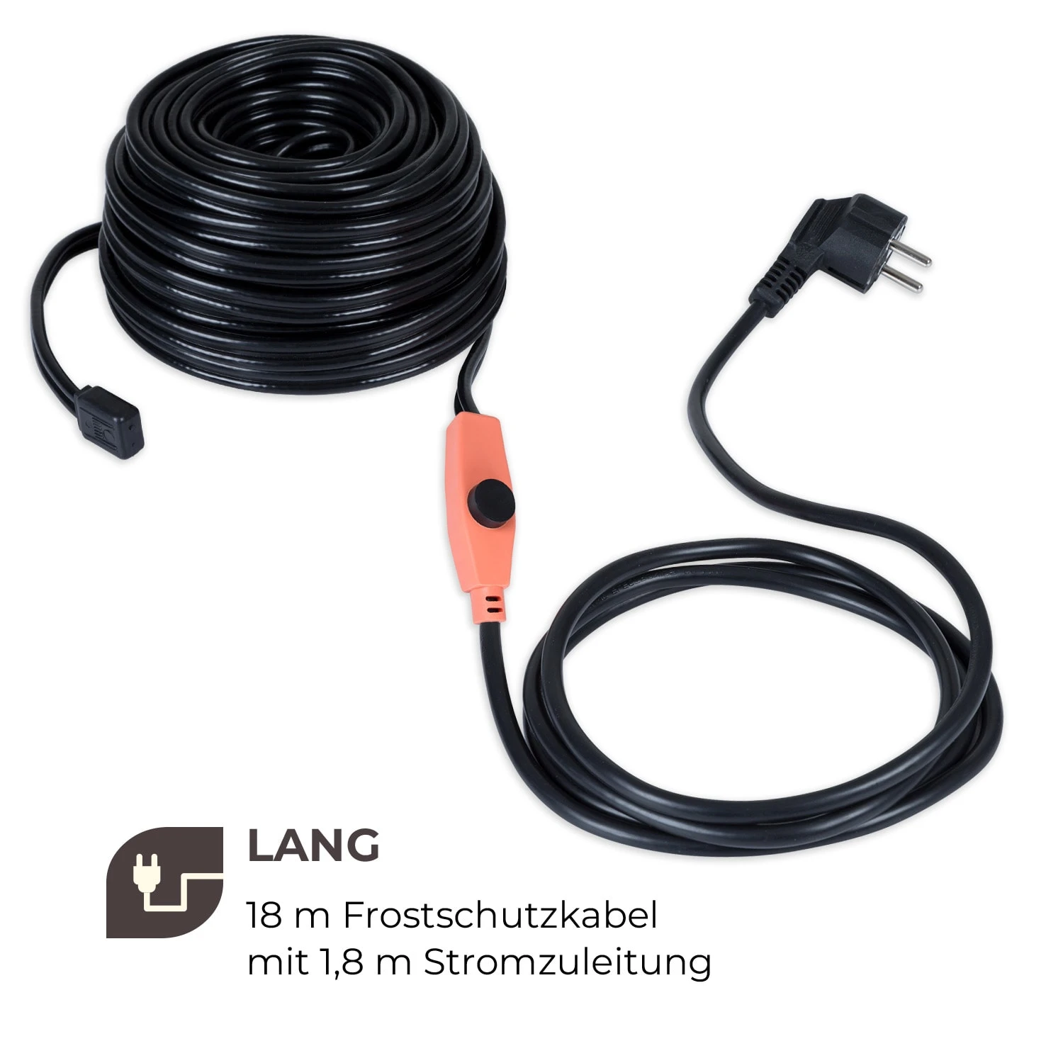 Flow Wire Frostschutzkabel 18m mit Thermostat IP68 Flow Wire Frostschutzkabel 18m Mit Thermostat IP68 -Klarstein Verkaufs 10033903 de 0006 logo