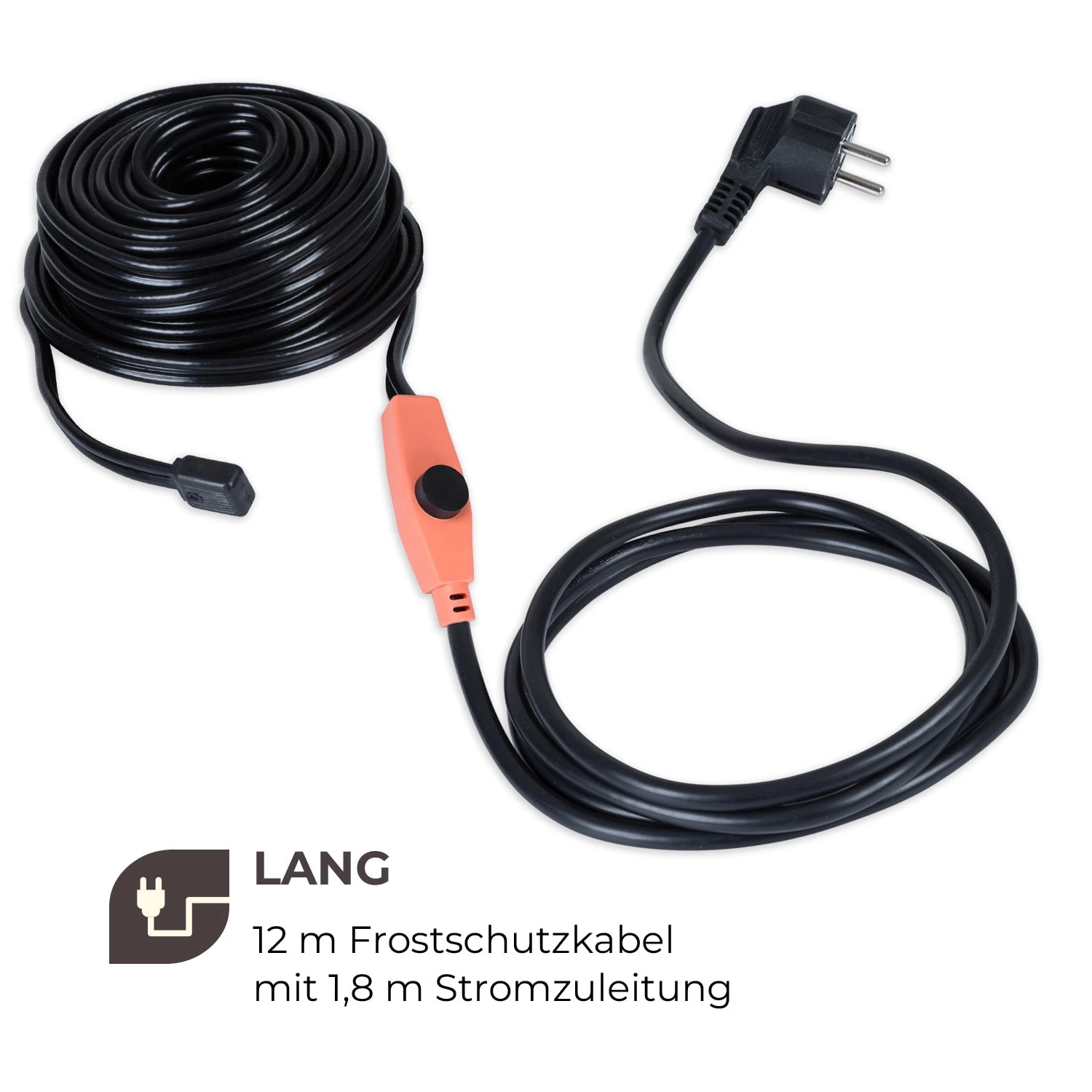 Flow Wire Frostschutzkabel 12m mit Thermostat IP68 Flow Wire Frostschutzkabel 12m Mit Thermostat IP68 -Klarstein Verkaufs 10033905 de 0006 logo