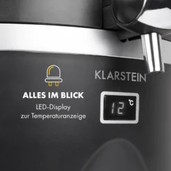 Tap2Go Mobile 2-in1 Bierzapfanlage Mit Getränkekühler 5l/13l Schwarz -Klarstein Verkaufs 10034006 de 0006 logo
