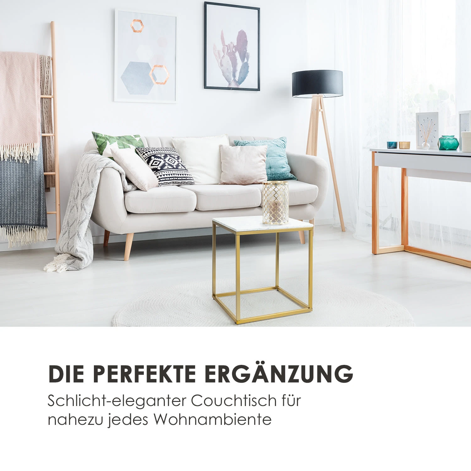 White Pearl I Couchtisch 50x50x50cm (BxHxT) Marmor Gold / Weiß White Pearl I Couchtisch 50x50x50cm (BxHxT) Marmor Gold / Weiß -Klarstein Verkaufs 10034018 de 0002 logo