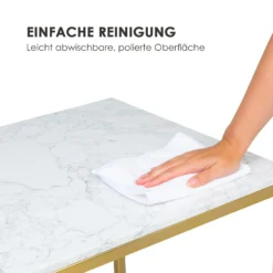 White Pearl I Couchtisch 50x50x50cm (BxHxT) Marmor Gold / Weiß 3 White Pearl I Couchtisch 50x50x50cm (BxHxT) Marmor Gold / Weiß -Klarstein Verkaufs 10034018 de 0004 logo