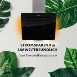 Helena 60 Dunstabzugshaube 595 M³/h LED-Display Schwarz -Klarstein Verkaufs 10034100 de 0003 logo