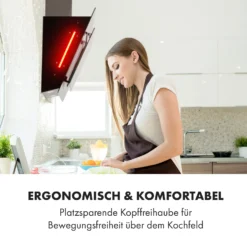 Helena 60 Dunstabzugshaube 595 M³/h LED-Display Schwarz -Klarstein Verkaufs 10034100 de 0007 logo