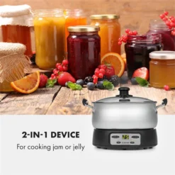 Jam Session Marmeladen- Und Geleekocher 1000W 2 Automatikprogramme 2 Jam Session Marmeladen- Und Geleekocher 1000W 2 Automatikprogramme -Klarstein Verkaufs 10034109 yy 0003 logo Klarstein Jam Session Marmeladen und Geleekocher