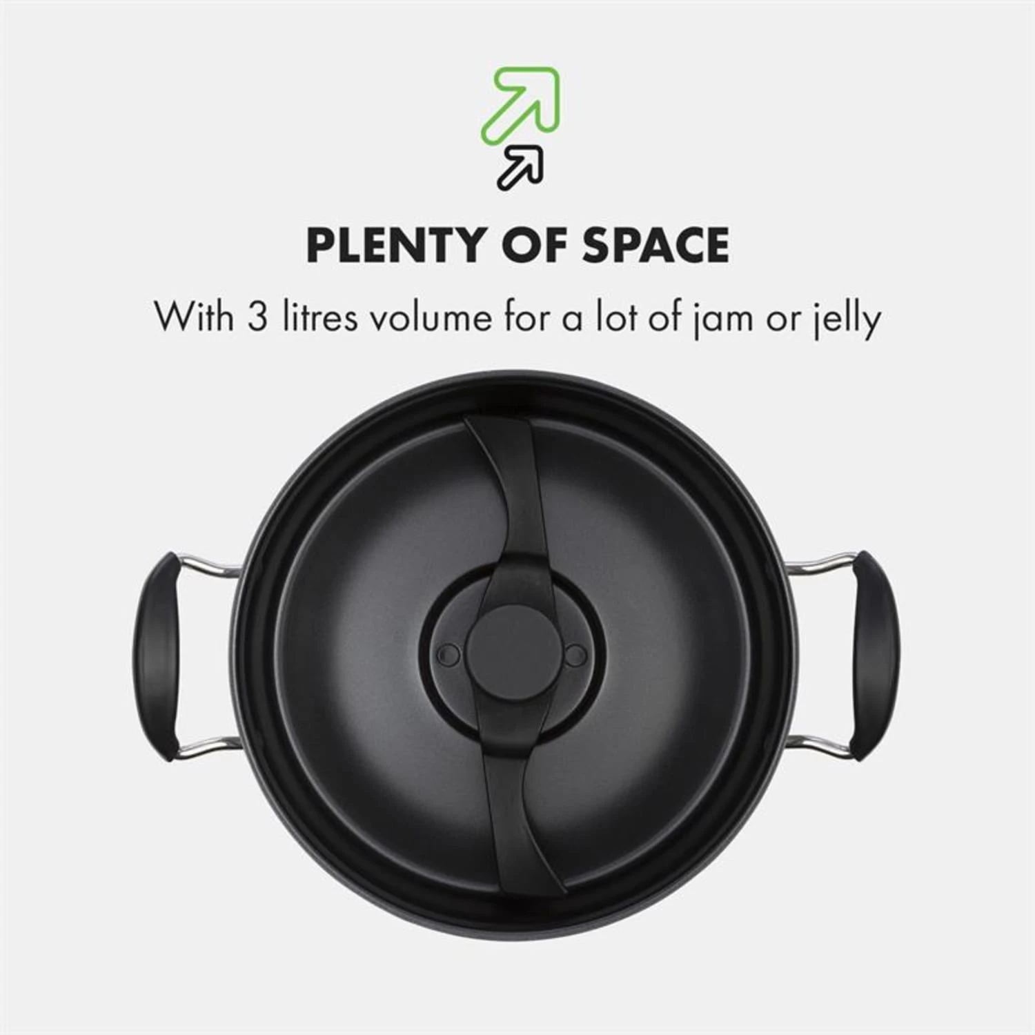 Jam Session Marmeladen- und Geleekocher 1000W 2 Automatikprogramme Jam Session Marmeladen- Und Geleekocher 1000W 2 Automatikprogramme -Klarstein Verkaufs 10034109 yy 0007 logo Klarstein Jam Session Marmeladen und Geleekocher