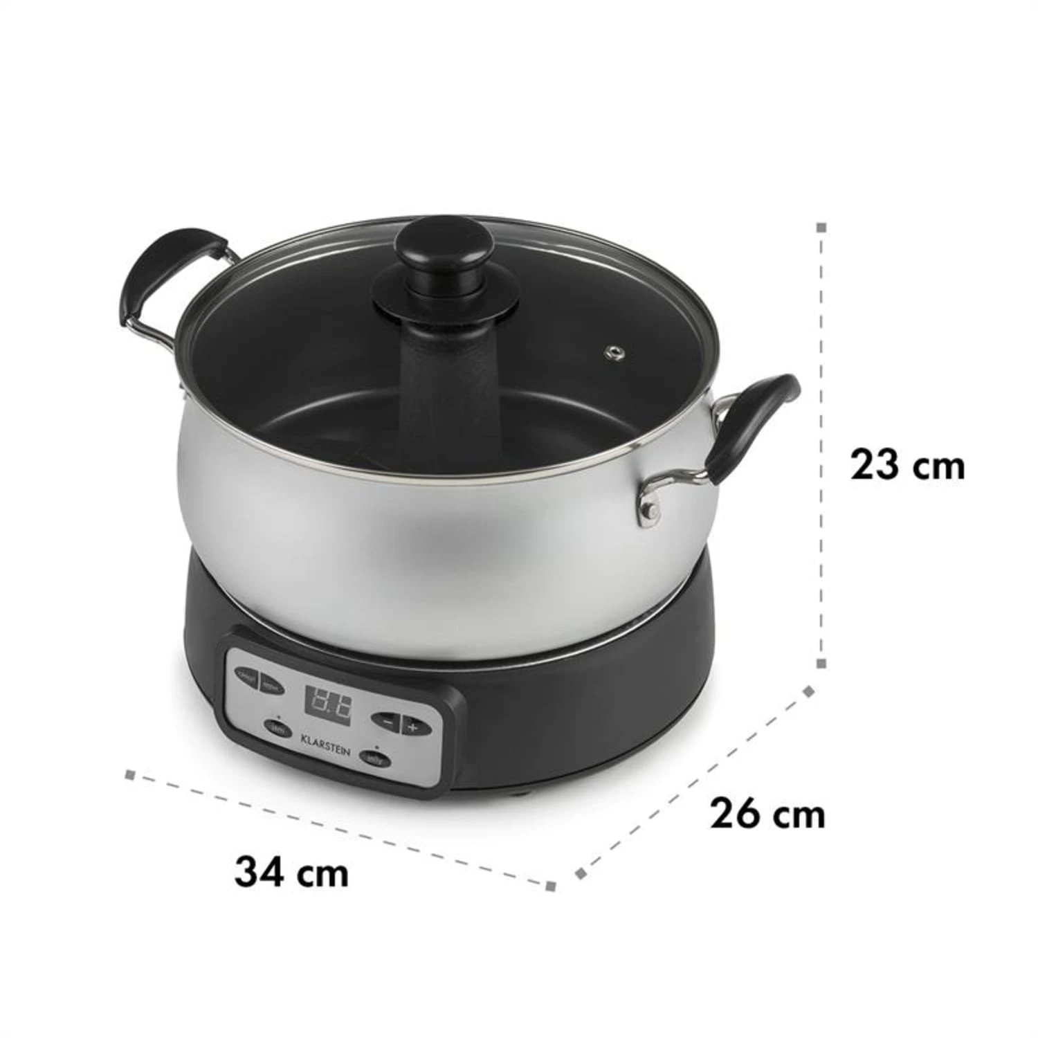 Jam Session Marmeladen- und Geleekocher 1000W 2 Automatikprogramme Jam Session Marmeladen- Und Geleekocher 1000W 2 Automatikprogramme -Klarstein Verkaufs 10034109 yy 0009 logo Klarstein Jam Session Marmeladen und Geleekocher