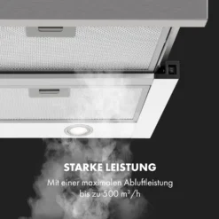 Mariana 90 Flachschirmhaube 500 M³/h Abluft LED Weiß 2 Mariana 90 Flachschirmhaube 500 M³/h Abluft LED Weiß -Klarstein Verkaufs 10034116 de 0003 logo