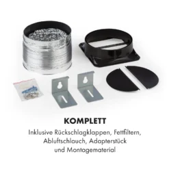 Mariana 90 Flachschirmhaube 500 M³/h Abluft LED Weiß 7 Mariana 90 Flachschirmhaube 500 M³/h Abluft LED Weiß -Klarstein Verkaufs 10034116 de 0008 logo