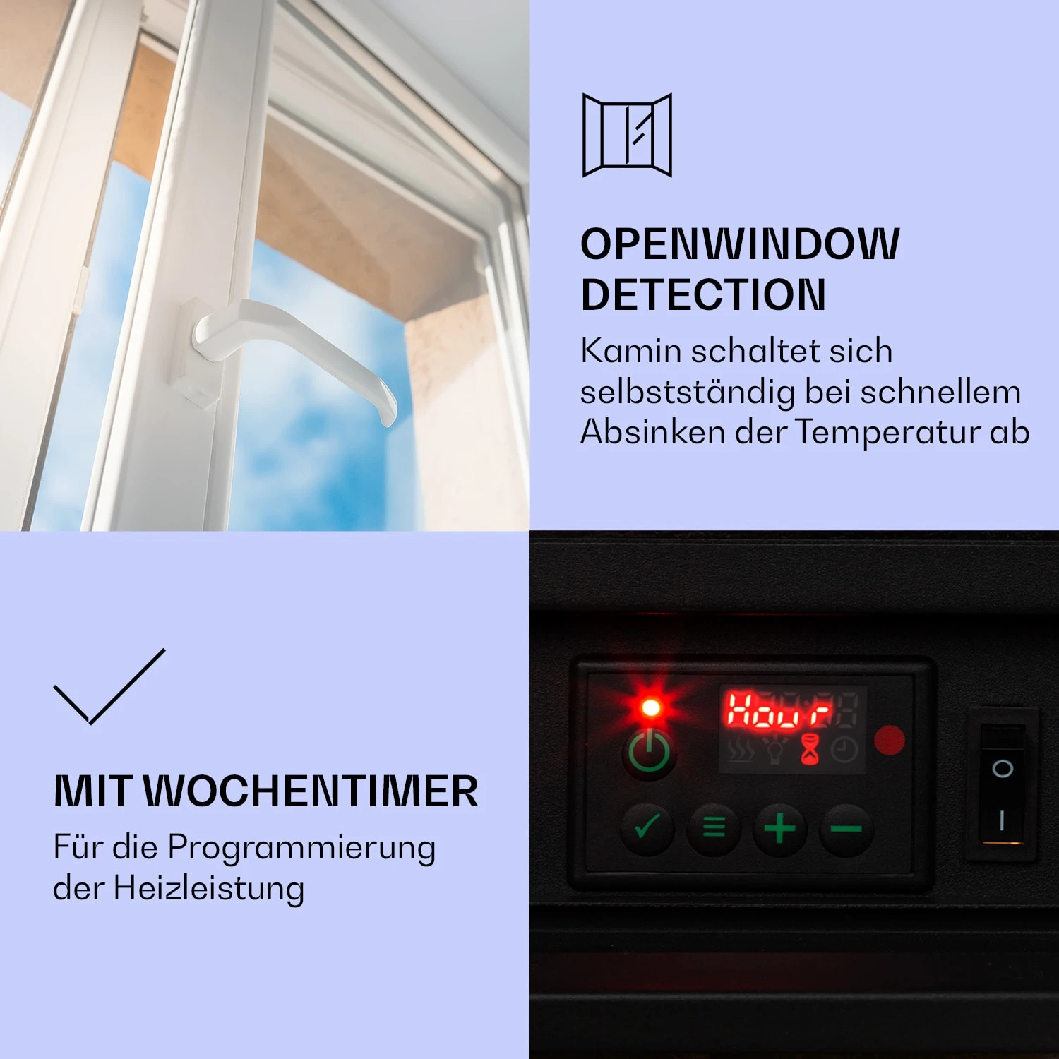 Lienz Elektrischer Kamin 1800W Steindekor Polystone Fernbedienung Lienz Elektrischer Kamin 1800W Steindekor Polystone Fernbedienung -Klarstein Verkaufs 10034122 de 0004 logo