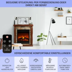 Lienz Elektrischer Kamin 1800W Steindekor Polystone Fernbedienung 5 Lienz Elektrischer Kamin 1800W Steindekor Polystone Fernbedienung -Klarstein Verkaufs 10034122 de 0006 usp