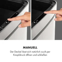 Touchless Müllsammler Sensor 72L 4 Behälter ABS PP Edelstahl Gebürstet 7 Touchless Müllsammler Sensor 72L 4 Behälter ABS PP Edelstahl Gebürstet -Klarstein Verkaufs 10034128 de 0008 logo