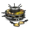 Fonduelette Raclette Und Fondue 1350W 1 Liter 38 Cm Ø Für 8 Personen