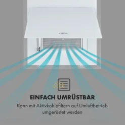 Mirage 60 Dunstabzugshaube 550 M³/h Touch-Panel Ambient EEC A++ Weiß 5 Mirage 60 Dunstabzugshaube 550 M³/h Touch-Panel Ambient EEC A++ Weiß -Klarstein Verkaufs 10034151 de 0006 logo